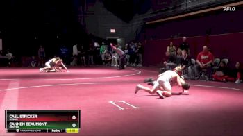 106 lbs 19th Place Match - Cannen Beaumont, Denver vs Cael Stricker, Lisbon