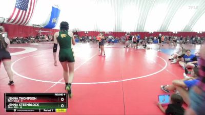 125 lbs Round 4 (6 Team) - Jenna Thompson, Team Gold vs Jenna Steenblock, Team Red