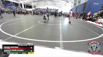 110-115 lbs Quarterfinal - Emerald Marie Alcorn, Trailblazer vs Maggie Martinez, Team Tulsa