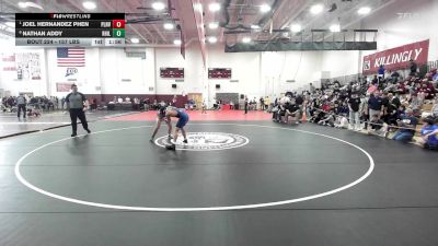 157 lbs Quarterfinal - Joel Hernandez Phen, Plainville vs Nathan Addy, Rocky Hill
