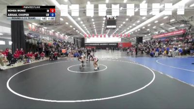 117 lbs Round 2 (12 Team) - Nohea Moniz, Sacred Heart vs Abigail Cooper, Lehigh