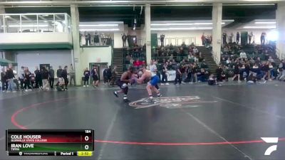 184 lbs Quarterfinal - Cole Houser, Glenville State College vs Iran Love, Tiffin