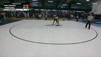 197 lbs Cons. Semi - Isaac Ogunlade, McDaniel vs Simon Lingle, Brockport
