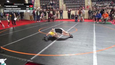 90_B lbs Round Of 16 - Nezar Haddad, Parkland vs Tanner Crawford, Armstrong