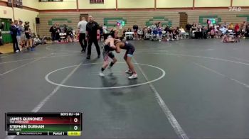 64 lbs Cons. Semi - James Quinonez, The Compound vs Stephen Durham, Mat Ratz