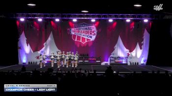 Champion Cheer - Lady Light [2025 L5 Senior Day 1] 2025 NCA Holiday Classic