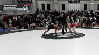 144 lbs Consi Of 16 #2 - Macallister Rinke, Bridgewater-Raynham vs Malachi St. Fort, Brockton