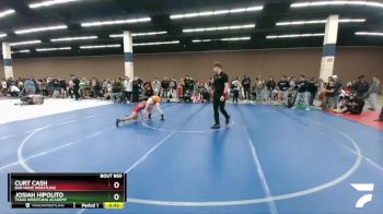 74-77 lbs Round 2 - Josiah Hipolito, Texas Wrestling Academy vs Curt Cash, Bar None Wrestling