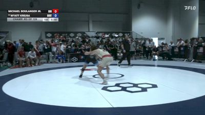 70 kg Champ. Rd Of 128 - Michael Boulanger Jr., Blue Devil RTC vs Wyatt Krejsa, Boilermaker RTC