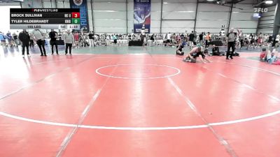 195 lbs Rr Rnd 3 - Brock Sullivan, NC United vs Tyler Hildebrandt, Knights Wrestling Club-Black