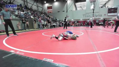 52 lbs Rr Rnd 2 - Jack Crain Jr, Skiatook Youth Wrestling vs Ronnie Leyba, Team Tulsa Wrestling Club