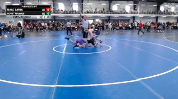 Silver 165 lbs Cons. Round 2 - Scott Graves, University Of Dubuque vs Isaac Barba, Joliet Junior College