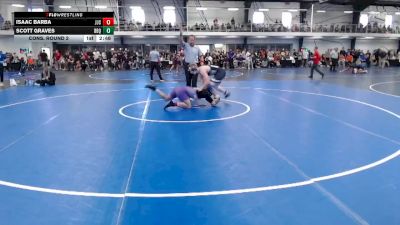 Silver 165 lbs Cons. Round 2 - Scott Graves, University Of Dubuque vs Isaac Barba, Joliet Junior College