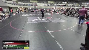 107 lbs Round 3 (4 Team) - Caley Graber, Northfield vs Mason Van Gundy, Caledonia-Houston