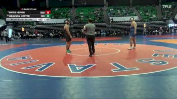 6A 285 lbs Cons. Round 4 - Davis Heron, Mortimer Jordan HS vs Grayson Hester, Fort Payne