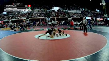 Cons. Semi - Colin Hickman, Lincoln County (Eureka) vs Rowan Miller, Florence-Carlton