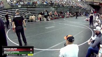 70 lbs Finals (8 Team) - Graham Sandoval, Oklahoma Elite vs Nathan Nelson, Minnesota Maroon