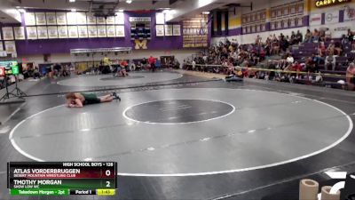 126 lbs Cons. Round 2 - Tmothy Morgan, Show Low WC vs Atlas Vorderbruggen, Desert Mountain Wrestling Club