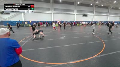 126 lbs Quarterfinal - Cullen Edwards, Unattached vs Colin Strayer, Howe Wrestling School