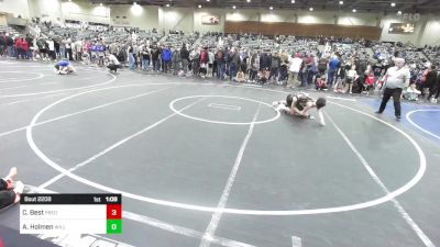 106 lbs Quarterfinal - Colton Best, Predators WC vs Alexander Holmen, Willits Grappling Pack