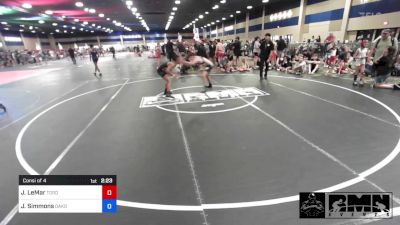 126 kg Consi Of 4 - Jordan LeMar, Torotech vs Jake Simmons, Oakdale WC