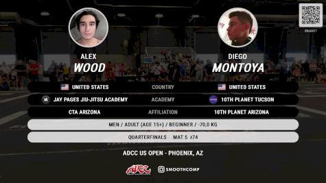 Alex Wood vs Diego Montoya 2024 ADCC Phoenix Open