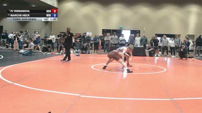 138 lbs Cons. Sub-semis - PJ Terranova, KD Training vs Marcus Heck, Wyoming Seminary