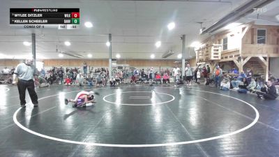 60 lbs Consi Of 4 - Wylee Ditzler, Wilkes-Barre vs Kellen Scheeler, Danville