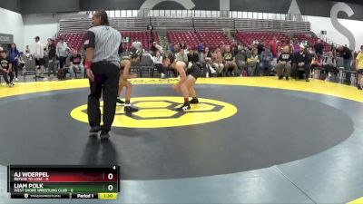 95 lbs Placement Matches (8 Team) - Liam Polk, West Shore Wrestling Club vs AJ Woerpel, Refuse To Lose