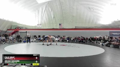 285 lbs Finals (2 Team) - Cale Gray, Indianapolis vs Devan Gauldin, Glenville State