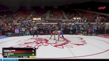 115 lbs Cons. Round 2 - Tye Rozell, Douglass vs Olivia Lyons, Burlington