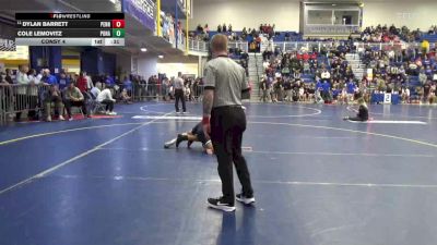 121 lbs Consy 4 - Dylan Barrett, Penn Trafford vs Cole Lemovitz, Ponaganset-RI