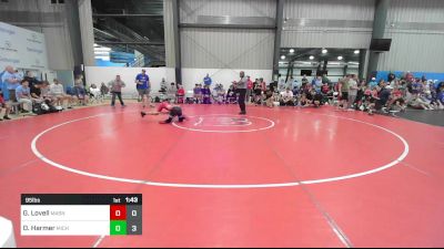 95 lbs Rr Rnd 1 - Gavin Lovell, Mat Assassins Blue vs Dakota Harmer, Michigan Premeir Gold