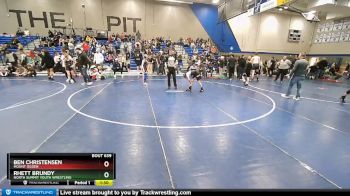 84 lbs Cons. Round 3 - Rhett Brundy, North Summit Youth Wrestling vs Ben Christensen, Mount Ogden