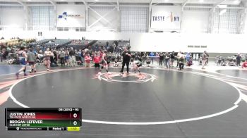 93 lbs Champ. Round 2 - Justin Jones, Tri-State Wrestling vs Brogan LeFever, Club Not Listed