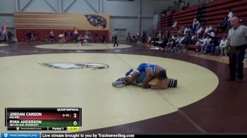 141 lbs Quarterfinal - Jordan Carson, Millikin vs Ryan Anderson, Graceland University