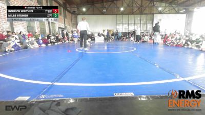 46 lbs Rr Rnd 2 - Rodrick Waitkus, Team Tulsa NDT vs Miles Steiner, Standfast