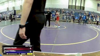 100 lbs Champ. Round 1 - Jackson Frahm, IN vs Ethan Powell, OH