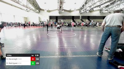 101 lbs Rr Rnd 2 - Grayson Kavanagh, Triumph ES vs Ryan Rodriguez, Wrecking Crew Wrestling Academy