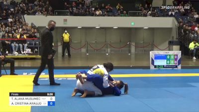 TAMMI ALANA MUSUMECI vs ANA CRISTINA ARAUJO RODRIGUES 2021 World Jiu-Jitsu IBJJF Championship