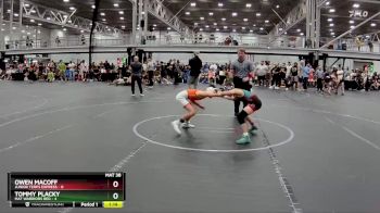 76 lbs Round 6 (8 Team) - Owen Macoff, Junior Terps Express vs Tommy Placky, Mat Warriors Red