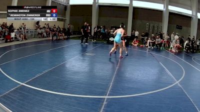 120 lbs Cons. Semis - Sophie Jimenez, Arizona vs Remington Zimmerer, Colorado