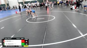 125 lbs Cons. Round 1 - Konner Alejandro, York (Neb.) vs Kaven Bartlett, Newman