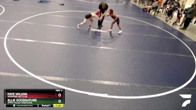 Cons. Semi - Ellie Goodnature, Apple Valley Wrestling vs Faye Wilson, SHAKOPEE MAT CLUB