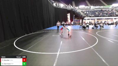 Girls 3rd-4th Grade - 71 Semis - Olive Burrows, Sebolt Wrestling Academy vs Paisley Stauber, Iowa