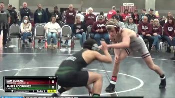 141 lbs Round 1 (16 Team) - Sam Lorenz, Wisconsin-La Crosse vs James Rodriguez, Castleton