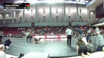 113-119 lbs 1st Place Match - Emily Bradley, Osprey Wrestling Club vs Isabella Mcdaniel, Osprey Wrestling Club
