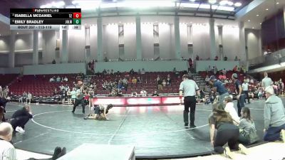 113-119 lbs 1st Place Match - Emily Bradley, Osprey Wrestling Club vs Isabella Mcdaniel, Osprey Wrestling Club