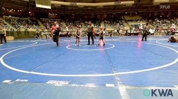 58 lbs Consi Of 8 #2 - Hayden Wenetshlager, Salina Wrestling Club vs Diego Aguilar, Tulsa Blue T Panthers