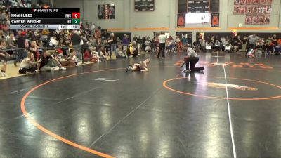 PW-11 lbs Cons. Round 1 - Noah Liles, Panther Wrestling Club vs Carter Wright, Hammerin Hawks